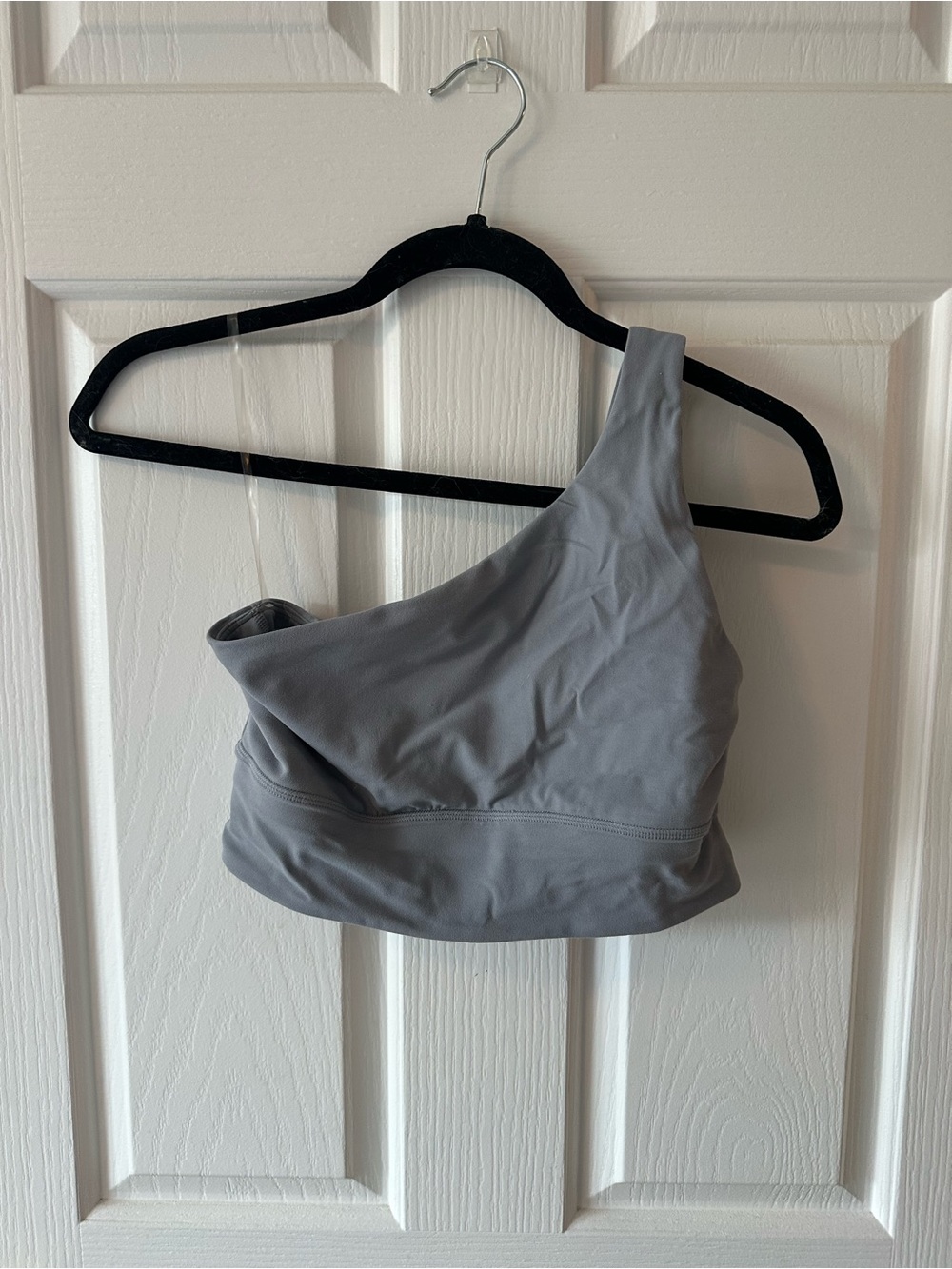 Lululemon One-Shoulder Gray Sports Bralette